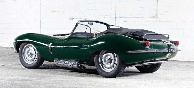 One of the 16 already-existing 1957 XKSSs, photographed by Jaguar.